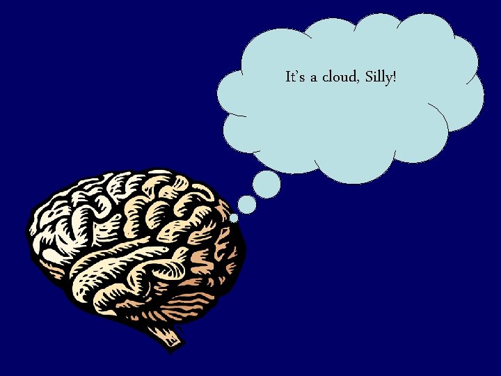 It’s a cloud, Silly! 