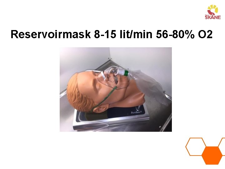 Reservoirmask 8 -15 lit/min 56 -80% O 2 