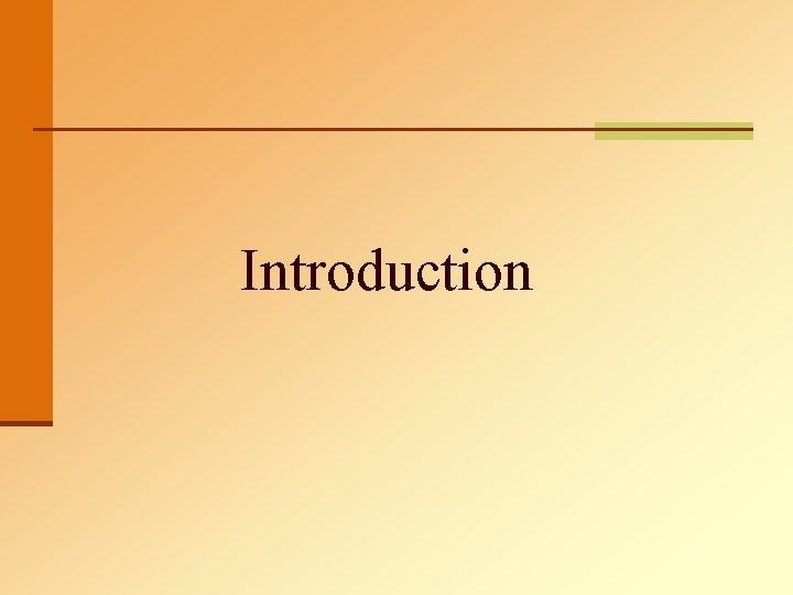 Introduction 