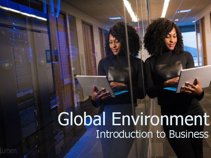 Global Environment Introduction to Business 