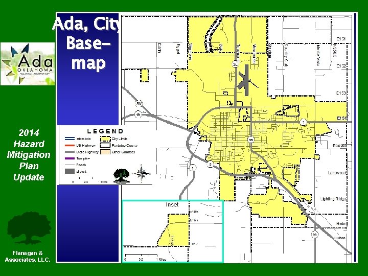 Ada, City Basemap 2014 Hazard Mitigation Plan Update Flanagan & Associates, LLC. 