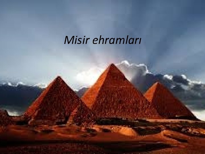 Misir ehramları 