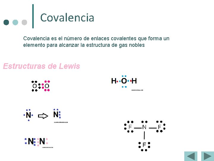 Covalencia es el número de enlaces covalentes que forma un elemento para alcanzar la