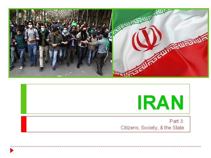 IRAN Part 3: Citizens, Society, & the State 