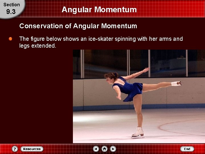 Section 9. 3 Angular Momentum Conservation of Angular Momentum The figure below shows an Section 9. 3 Angular Momentum Conservation of Angular Momentum The figure below shows an