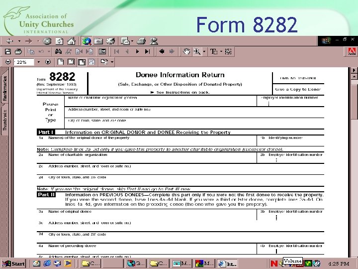 Form 8282 