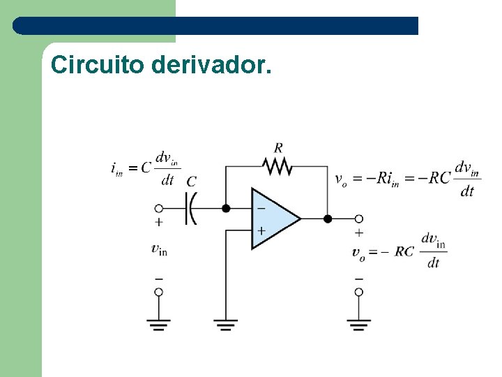 Circuito derivador. 