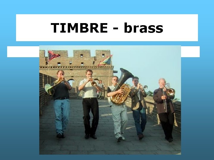 TIMBRE - brass Canadian Brass 