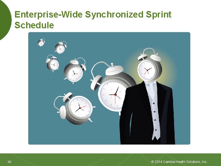 Enterprise-Wide Synchronized Sprint Schedule 38 38 © 2014 Cambia Health Solutions, Inc. 