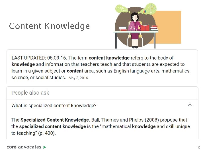 Content Knowledge 10 