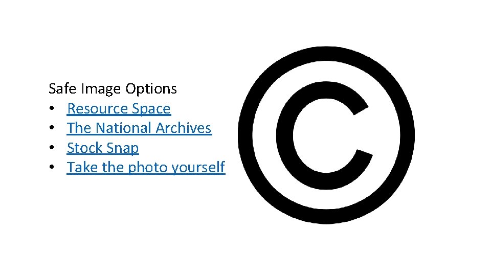 Safe Image Options • Resource Space • The National Archives • Stock Snap • Safe Image Options • Resource Space • The National Archives • Stock Snap •