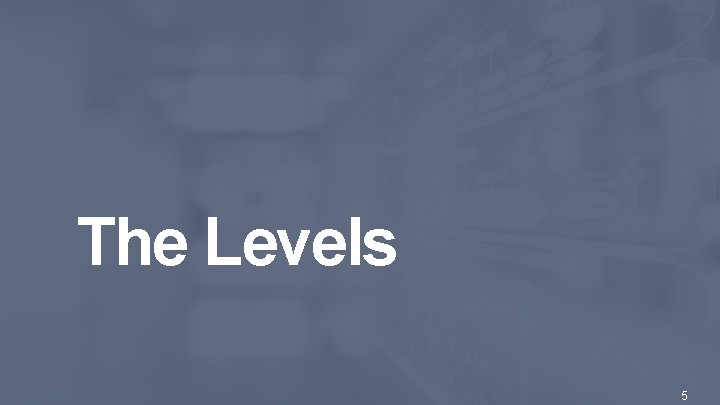 The Levels © 2016 Scaled Agile, Inc. All Rights Reserved. 55 The Levels © 2016 Scaled Agile, Inc. All Rights Reserved. 55