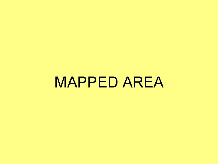 MAPPED AREA MAPPED AREA