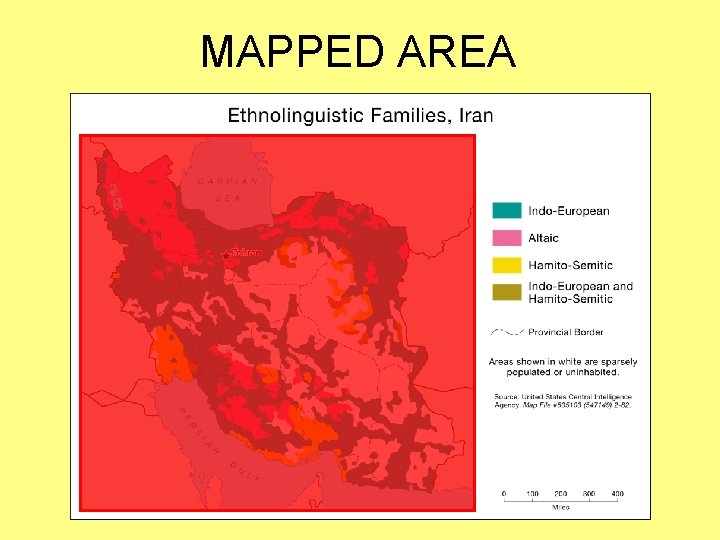 MAPPED AREA MAPPED AREA