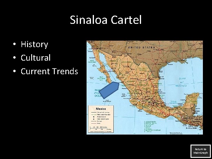 Sinaloa Cartel • History • Cultural • Current Trends Return to Main Graph 