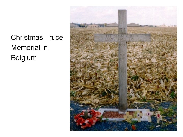 Christmas Truce Memorial in Belgium 