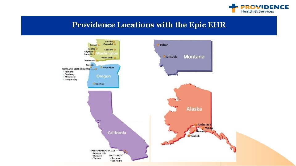 Providence Locations with the Epic EHR 
