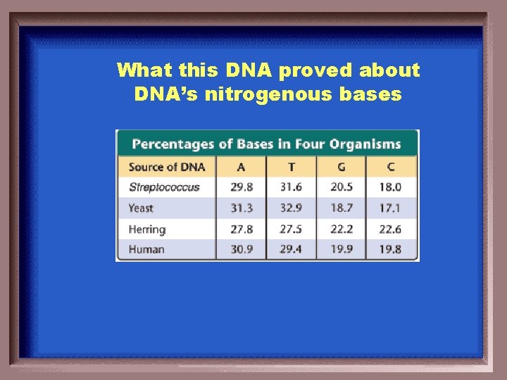 What this DNA proved about DNA’s nitrogenous bases 