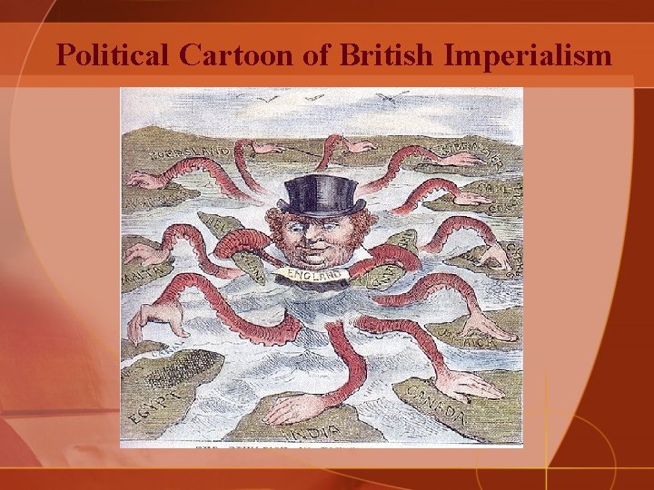 Political Cartoon of British Imperialism 