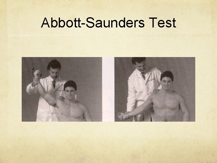 Abbott-Saunders Test 