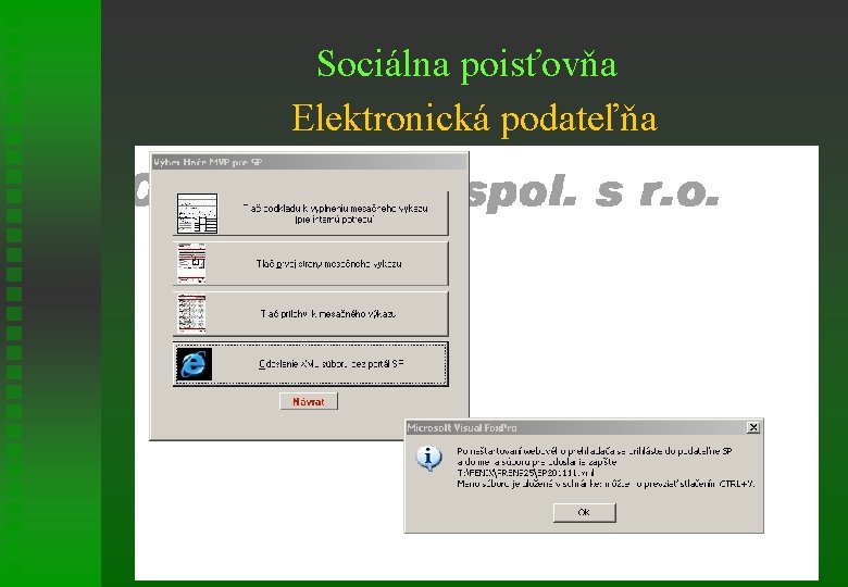 Sociálna poisťovňa Elektronická podateľňa 