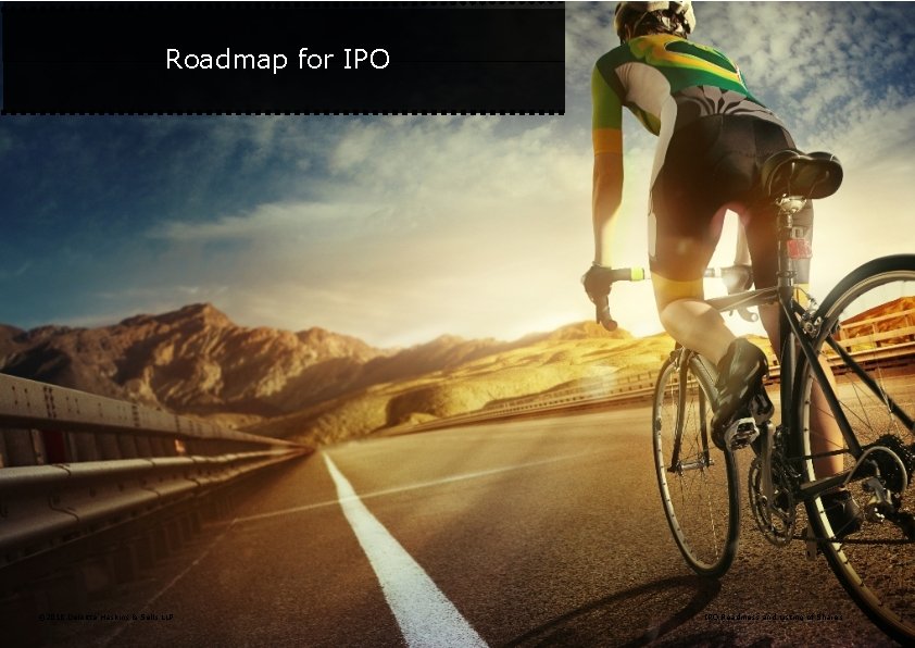 Roadmap for IPO © 2018 Deloitte Haskins & Sells LLP IPO Readiness and Listing