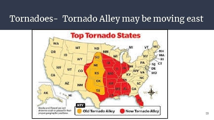 Tornadoes- Tornado Alley may be moving east 20 