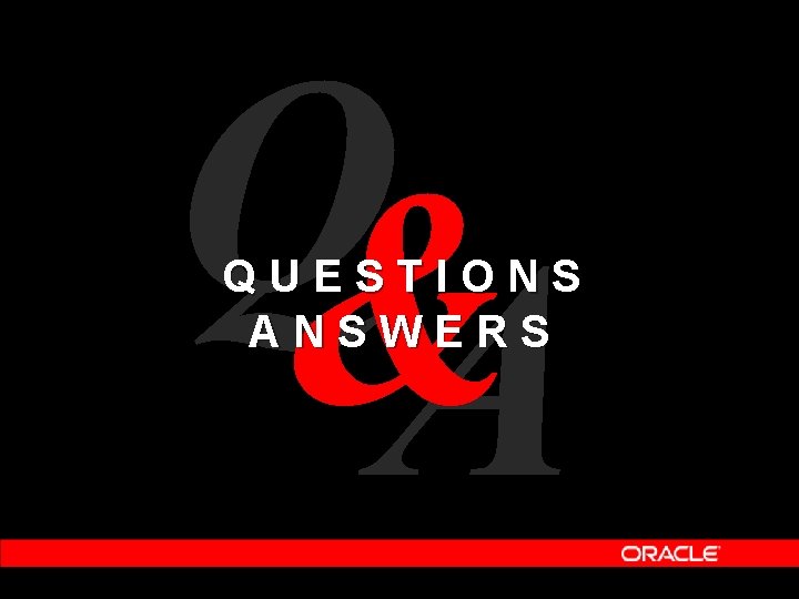 Q& A Questions & Answers QUESTIONS ANSWERS 