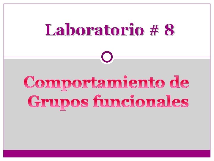 Laboratorio # 8 