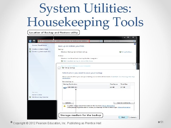System Utilities: Housekeeping Tools Copyright © 2012 Pearson Education, Inc. Publishing as Prentice Hall