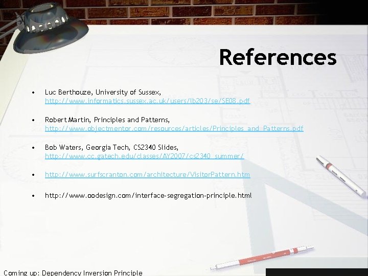 References • Luc Berthouze, University of Sussex, http: //www. informatics. sussex. ac. uk/users/lb 203/se/SE