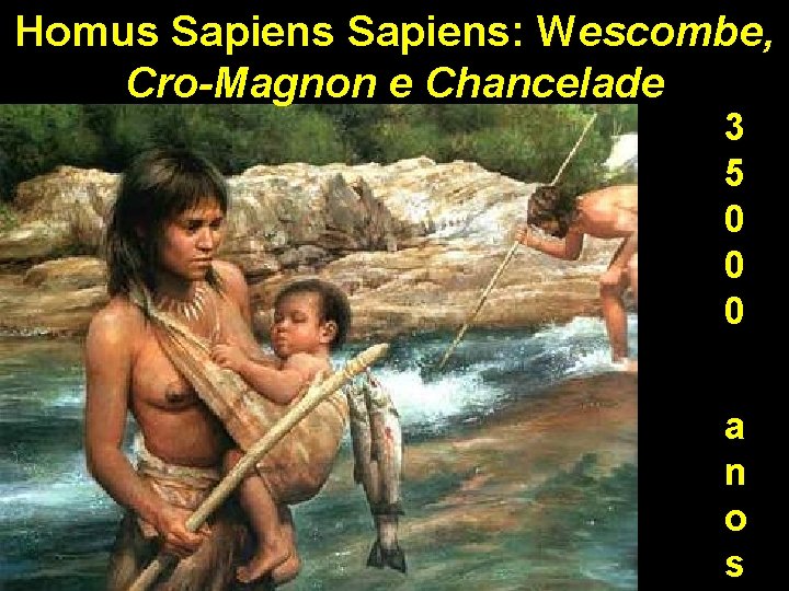 Homus Sapiens: Wescombe, Cro-Magnon e Chancelade 3 5 0 0 0 a n o