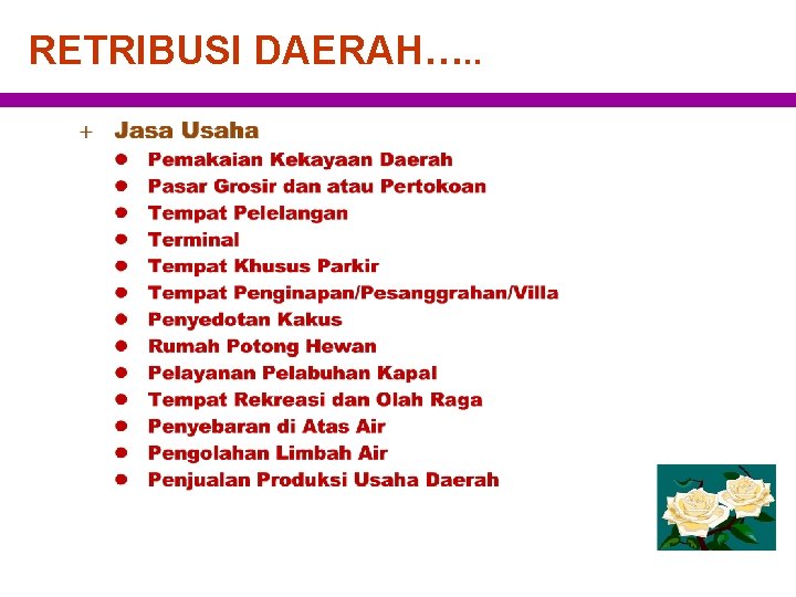 RETRIBUSI DAERAH…. . 