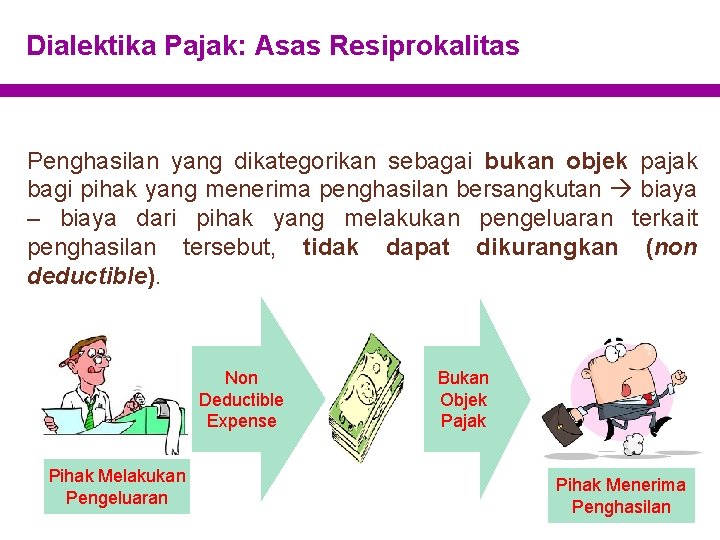 Dialektika Pajak: Asas Resiprokalitas Penghasilan yang dikategorikan sebagai bukan objek pajak bagi pihak yang