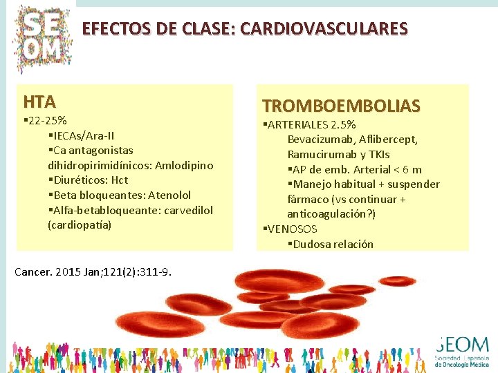 EFECTOS DE CLASE: CARDIOVASCULARES HTA § 22 -25% §IECAs/Ara-II §Ca antagonistas dihidropirimidínicos: Amlodipino §Diuréticos: