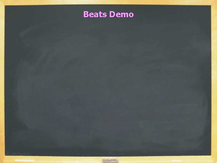 Beats Demo 