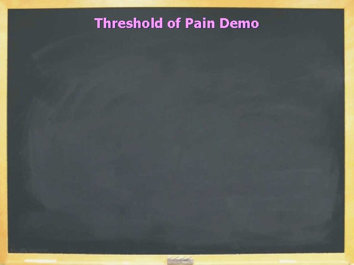 Threshold of Pain Demo 