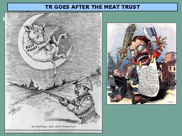 TR GOES AFTER THE MEAT TRUST 