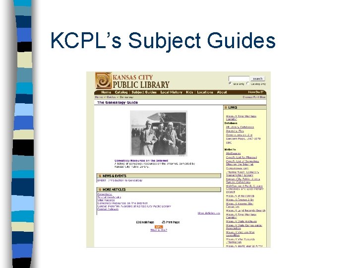 KCPL’s Subject Guides 