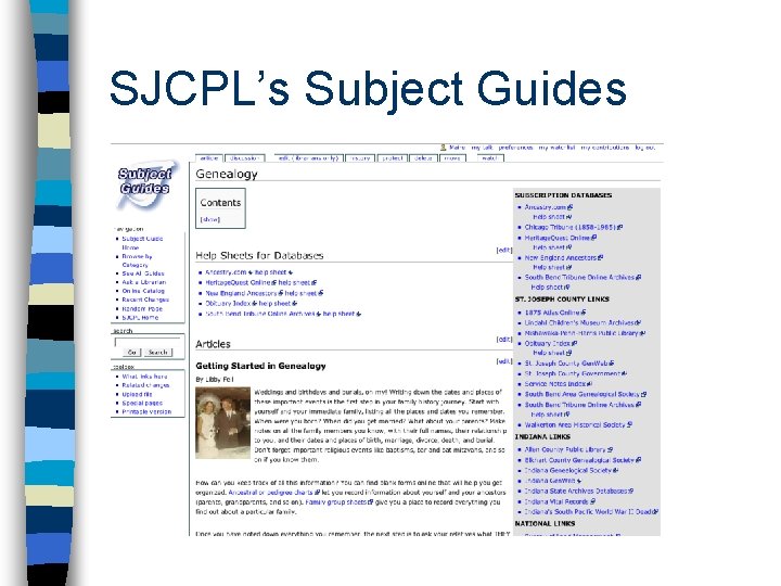 SJCPL’s Subject Guides 