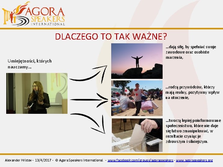 DLACZEGO TO TAK WAŻNE? Umiejętności, których nauczamy… …dają siłę, by spełniać swoje zawodowe oraz DLACZEGO TO TAK WAŻNE? Umiejętności, których nauczamy… …dają siłę, by spełniać swoje zawodowe oraz