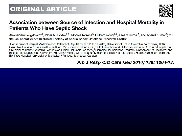 Am J Resp Crit Care Med 2014; 189: 1204 -13. 