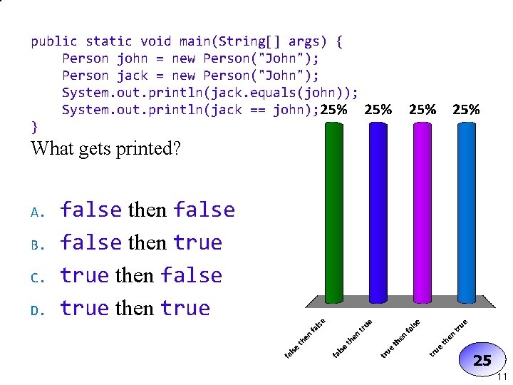 public static void main(String[] args) { Person john = new Person("John"); Person jack =