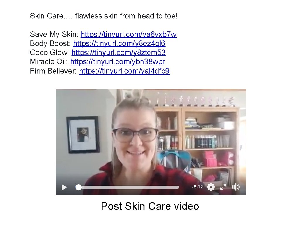 Skin Care…. flawless skin from head to toe! Save My Skin: https: //tinyurl. com/ya