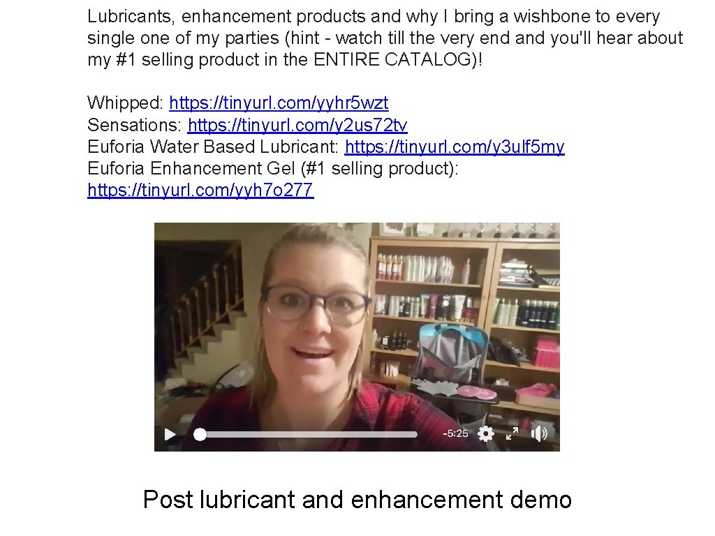 Lubricants, enhancement products and why I bring a wishbone to every single one of