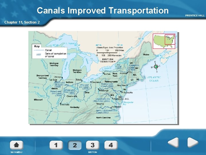 Canals Improved Transportation Chapter 11, Section 2 