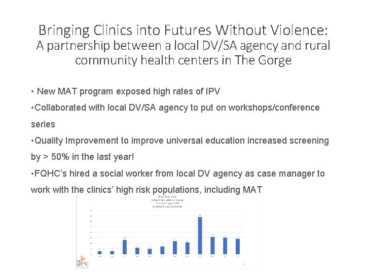 Bringing Clinics into Futures Without Violence: A partnership between a local DV/SA agency and