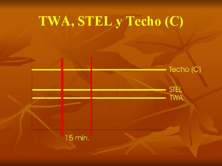 TWA, STEL y Techo (C) 