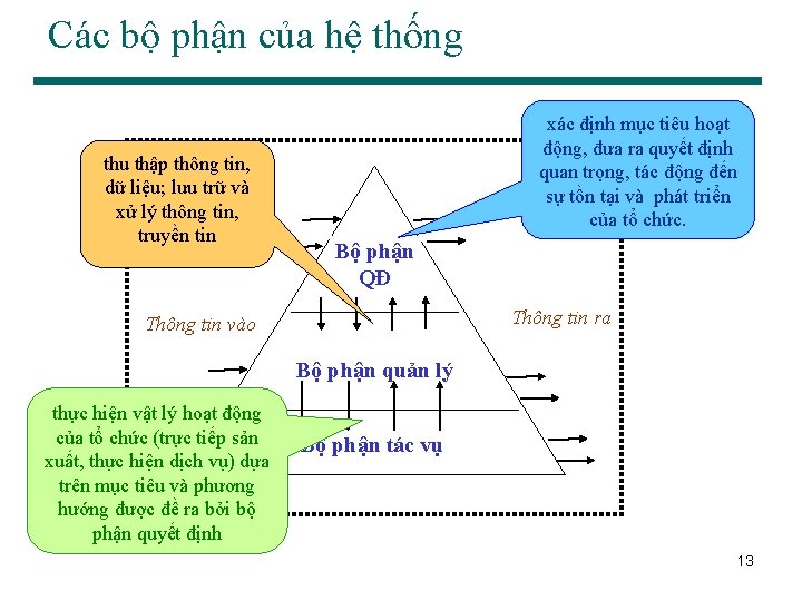 Các bộ phận của hệ thống thu thập thông tin, Môi dữ liệu; lưutruờng