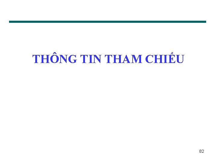 THÔNG TIN THAM CHIẾU 82 